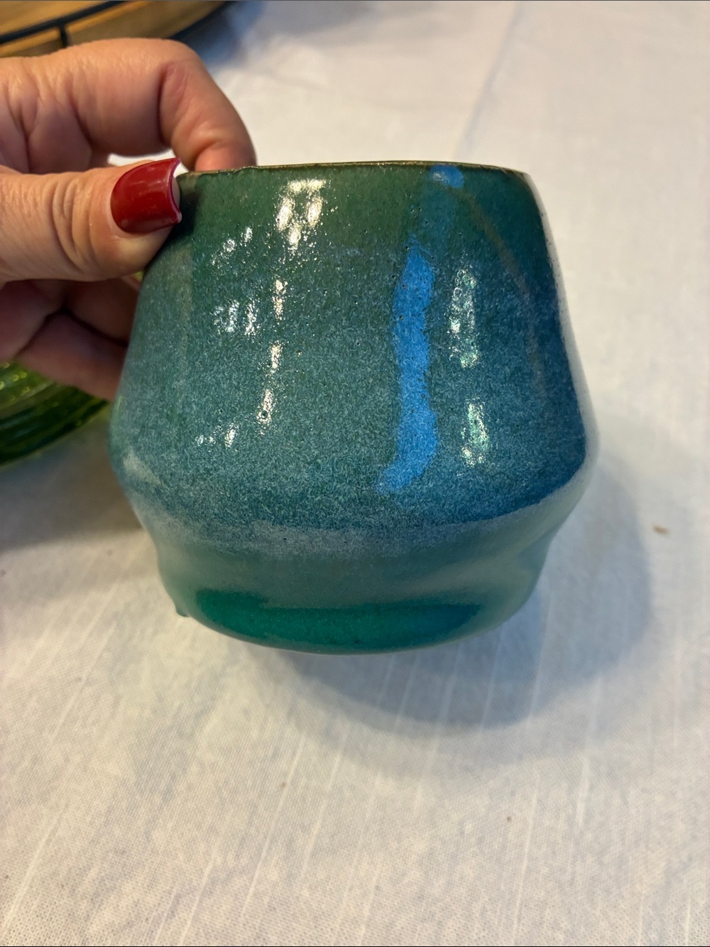Glaze Hand Thrown Ceramic Vase